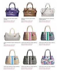 代購Coach工廠店包及其他商品，不定期更新，附圖片，涵蓋辦公用品